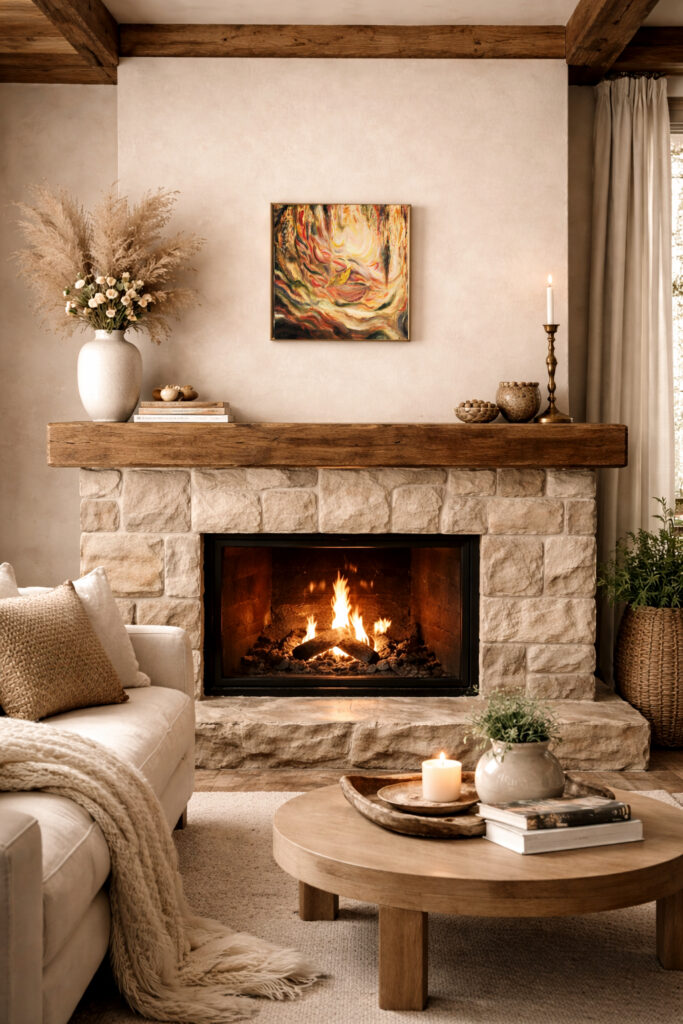 Insieme - Opera realismo astratto Energia d’Autunno di Vittoria Saba, pittura intuitiva e spirituale Sardegna, quadro in vendita